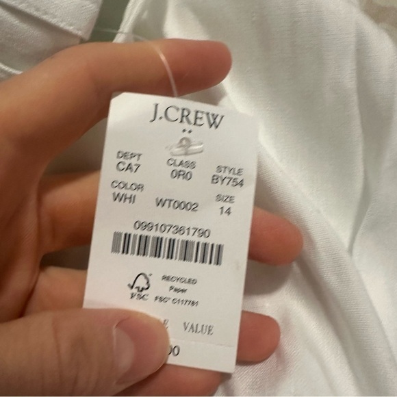 J crew Linen-blend wide-leg pleated trouser pant - Picture 5 of 5